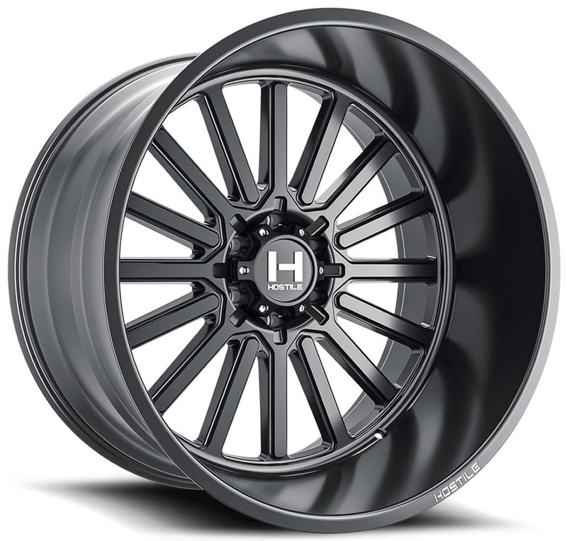20x9 hostile h127 titan asphalt (6 lug) 6x5.5/139.7 0mm
