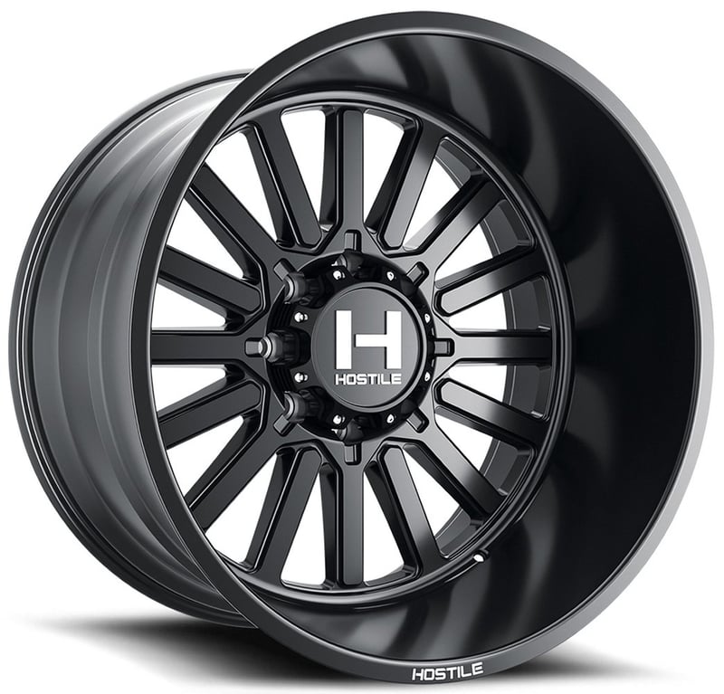 20x10 hostile h127 titan asphalt (8 lug) 8x180 -19mm