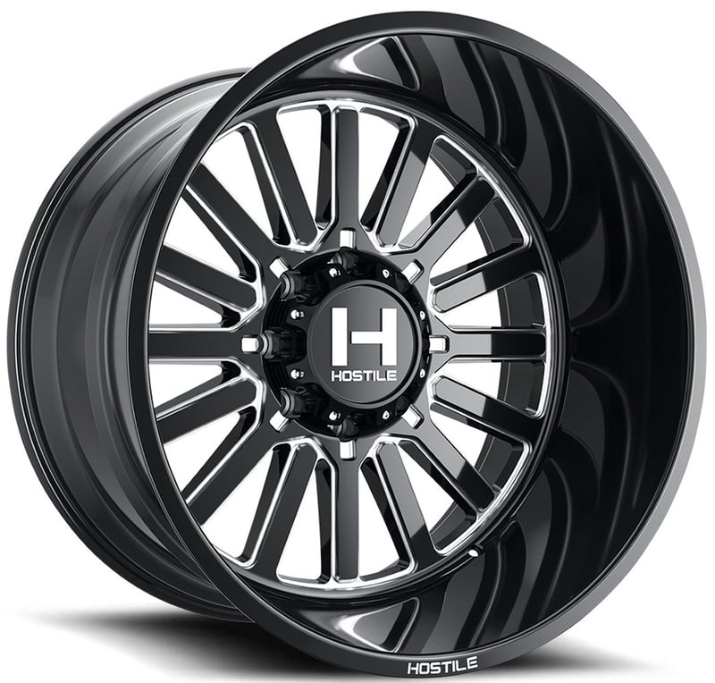 22x12 hostile h127 titan blade cut (8 lug) (* may require trimming) 8x170 -44mm
