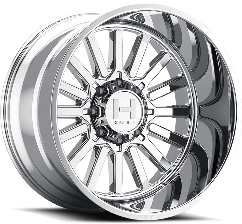 20x9 hostile h127 titan armor plated (8 lug) 8x180 0mm