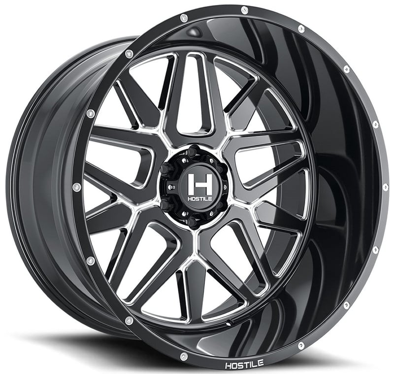 20x10 hostile h128 diablo blade cut (6 lug) 6x135 -19mm