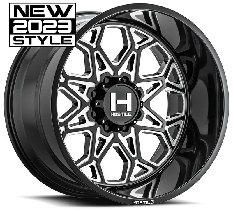(special pricing) 22x12 hostile h132 anvil blade cut (8 lug) (* may require trimming) 8x170 -44mm