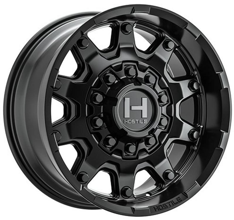 18x9.5 hostile h134 condor asphalt (6 lug) 6x135 6x5.5/139.7 0mm