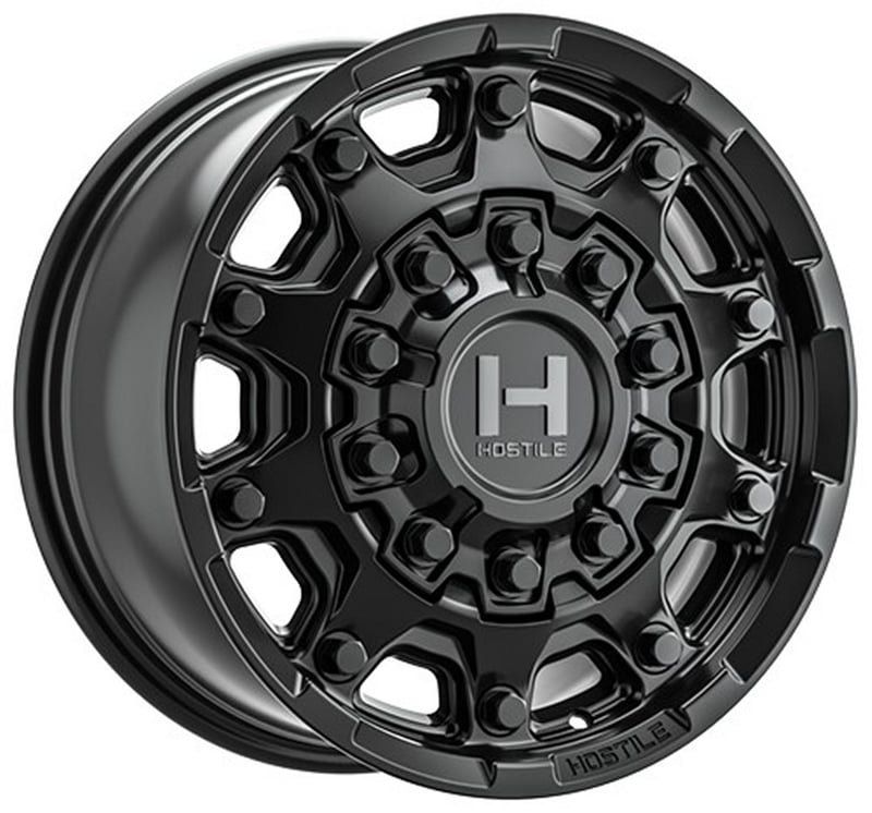 20x9.5 hostile h134 condor asphalt (8 lug) 8x6.5/165 8x170 -18mm