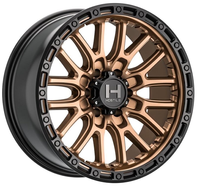 17x9 hostile h135 ridgecrest bronze (6 lug) 6x5.5/139.7 0mm