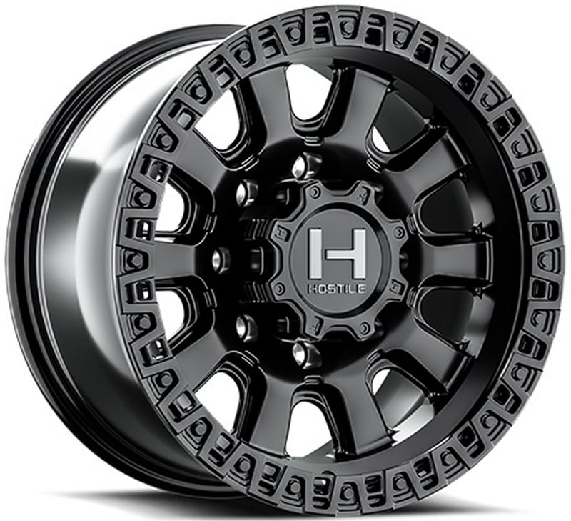 (special pricing) 18x9 hostile h138 crawler asphalt 8x180 12mm