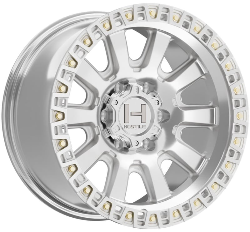 17x9 hostile h138 crawler machined 5x5/127 -12mm