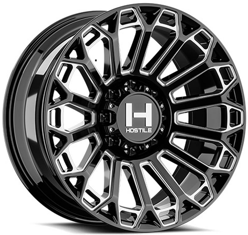 22x10 hostile h142 warrior blade cut 8x170 -25mm