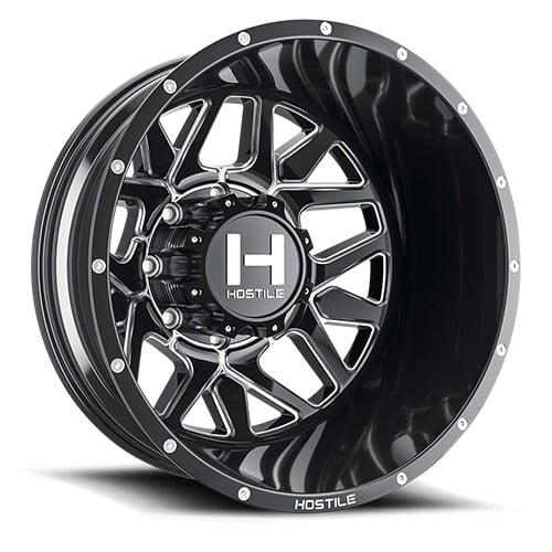 22x8.25 hostile h402 kodiak dually rear blade cut 8x200 -221 mm 142.2 c.b.