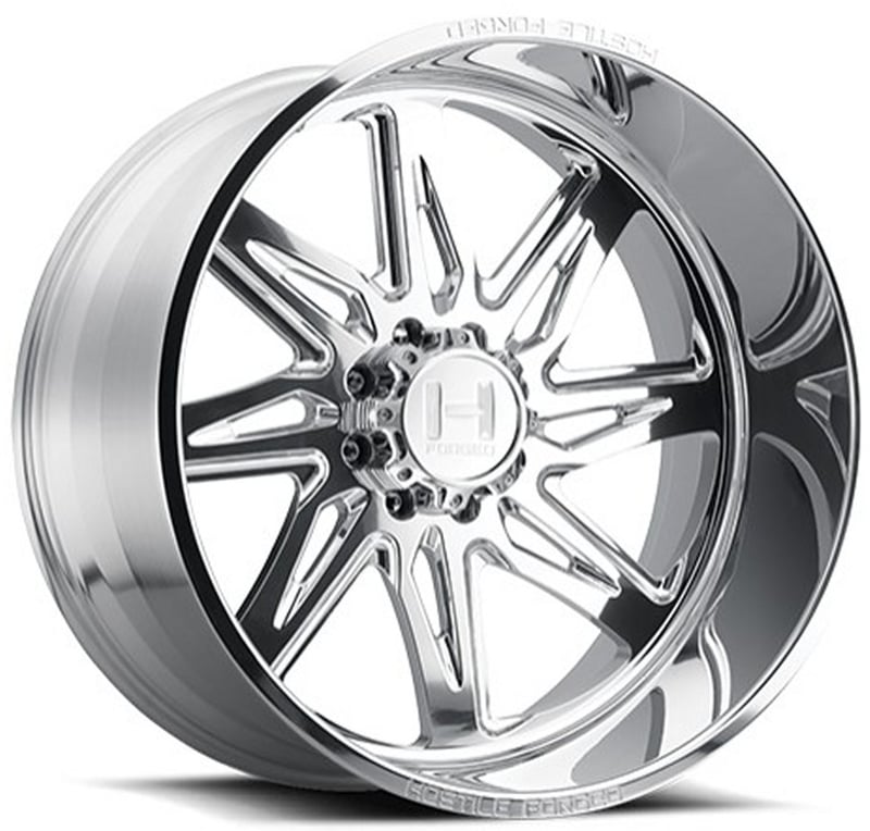 26x14 hostile forged hf07 tomahawk full polished (forged) (* may require trimming) 6x5.5/139.7 -76mm