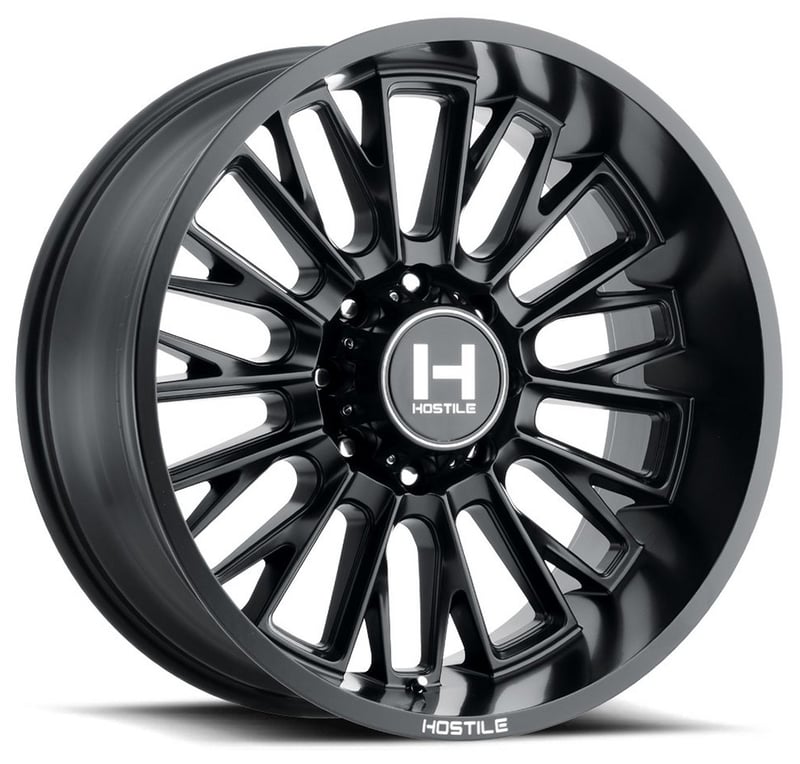 20x9 hostile h114 fury asphalt (6 lug) 6x5.5/139.7 12mm