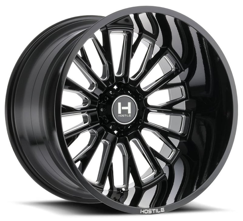 22x10 hostile h114 fury blade cut (6 lug) 6x135 -25mm