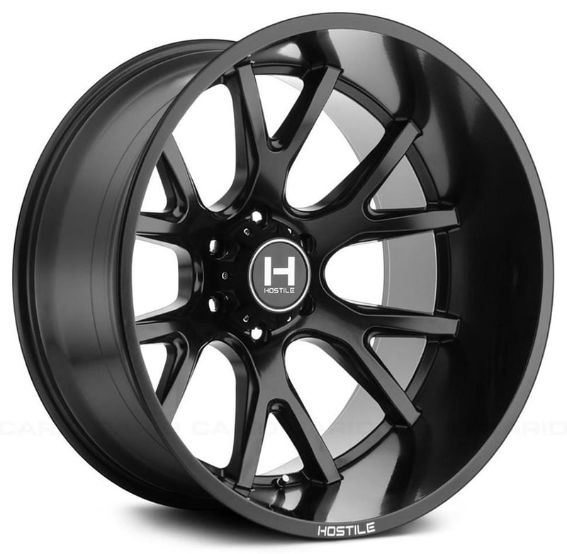 22x12 hostile h113 rage asphalt (* may require trimming) 8x180 -44mm