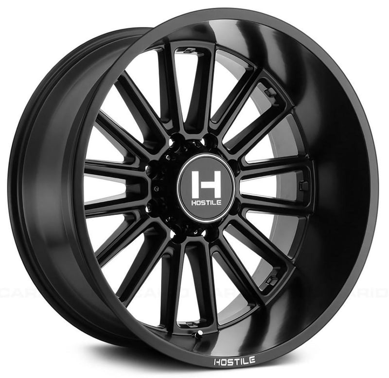 22x12 hostile h115 predator asphalt (* may require trimming) 8x170 -44mm