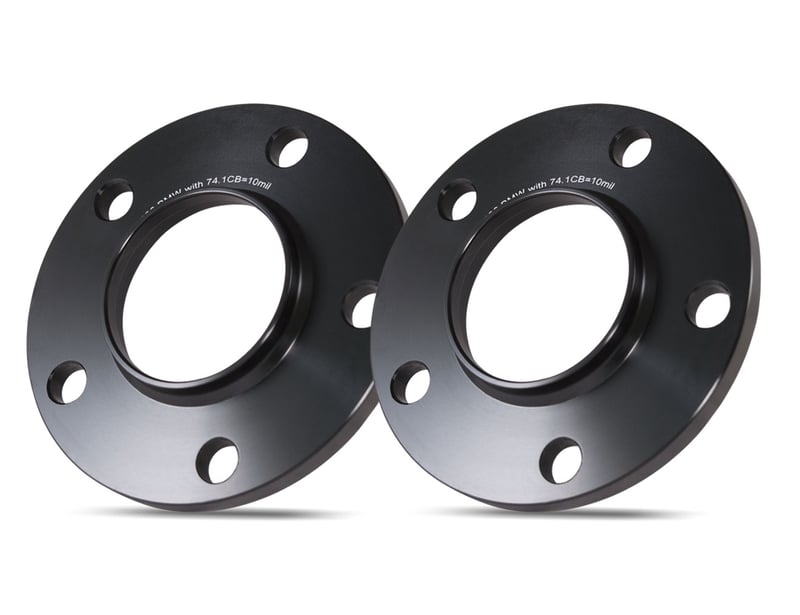 15mm audi/vw specific billet wheel spacer anodized black 5x100/112 57.1mm bore (box includes 2 spacers)