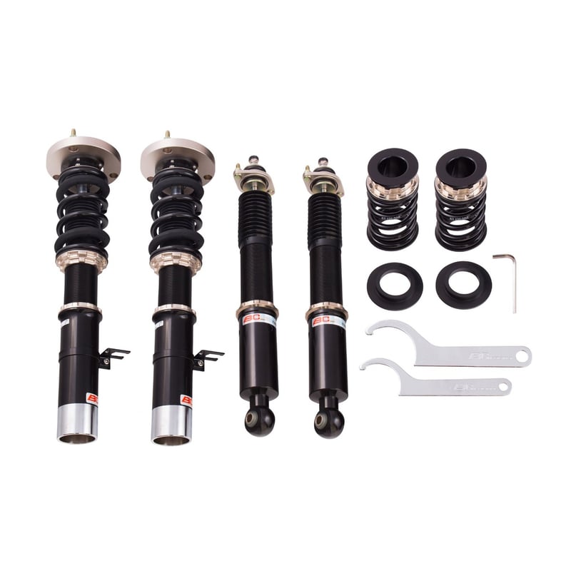 bc racing br series coilover kit for 1988-1993 bmw 3 series (51mm front strut - weld in)(extreme by default) i-07-br