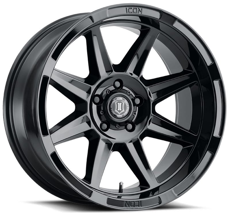 20x10 icon bandit gloss black 6x5.5/139.7 -24mm
