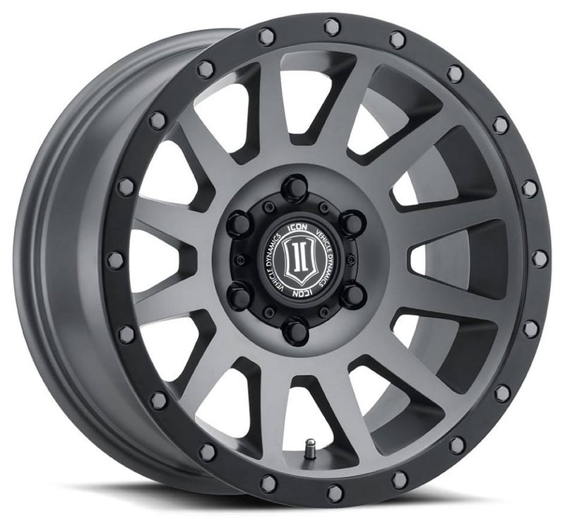 18x9 icon compression titanium (6 lug) 6x135 6mm