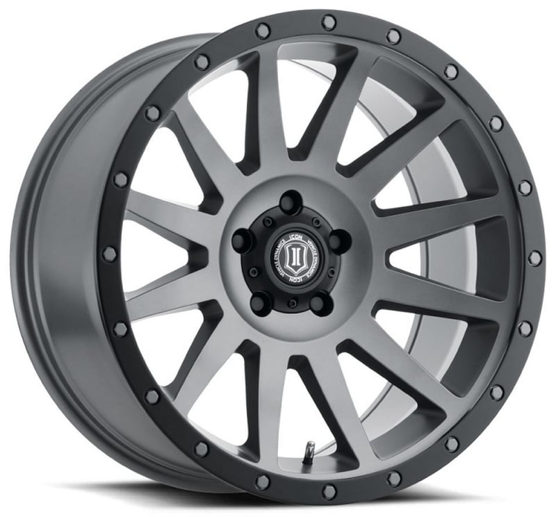 18x9 icon compression titanium (5 lug) 5x150 25mm