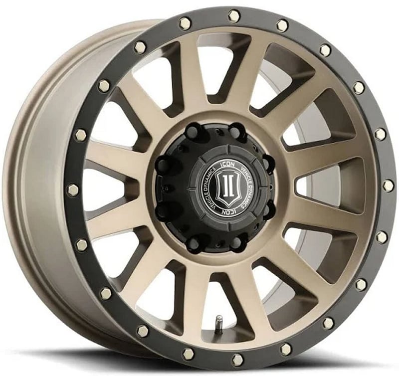 18x9 icon compression hd bronze 8x180 12mm