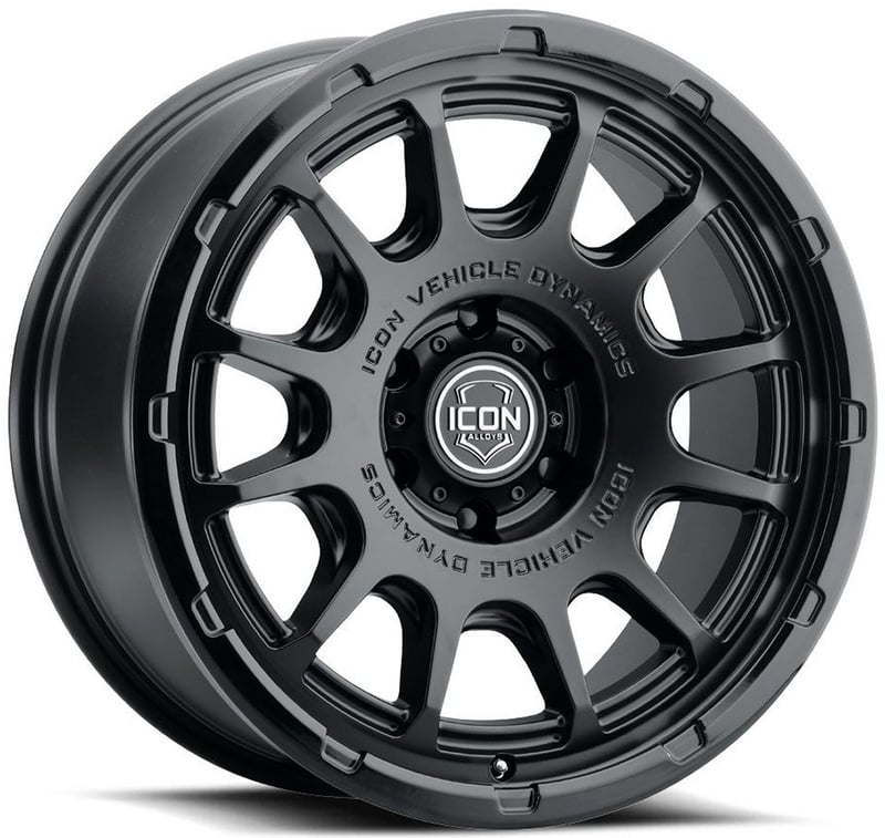 20x9 icon rancho double black 5x150 16mm