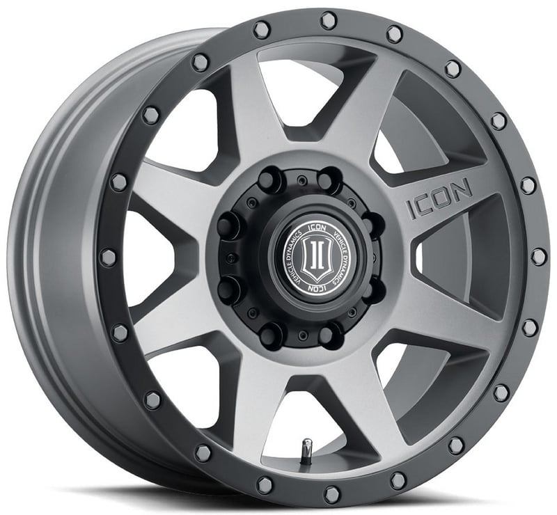 20x9 icon rebound titanium (8 lug) 8x170 6mm