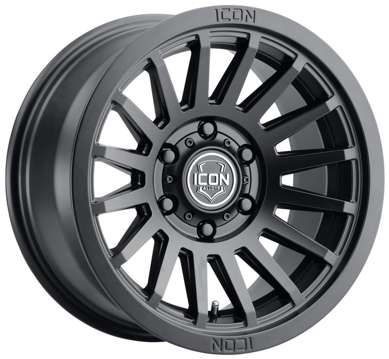 18x9 icon recon slx satin black 6x5.5/139.7 25mm