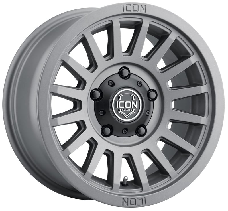 17x8.5 icon recon slx charcoal 5x4.5/114.3 0mm