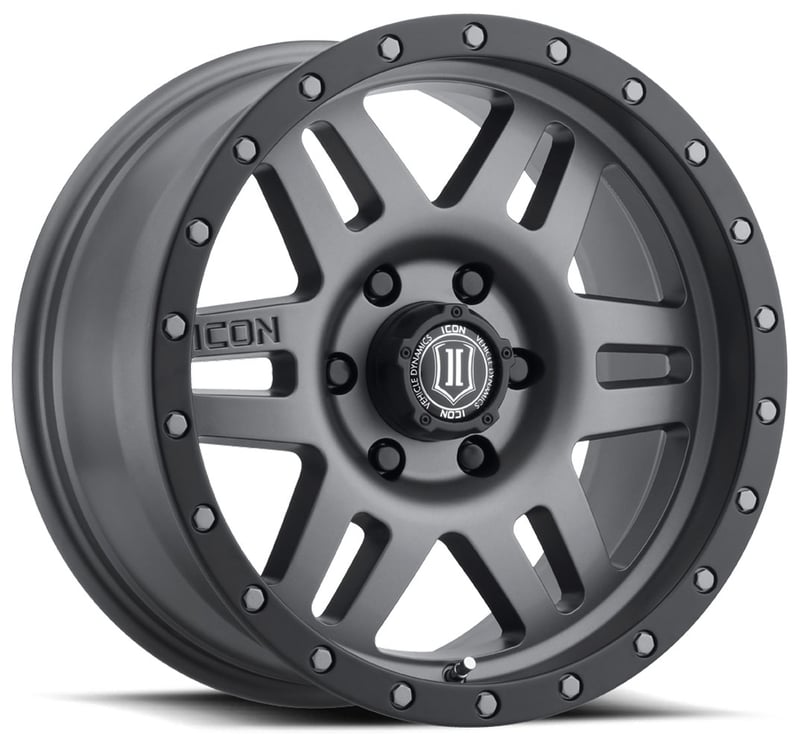17x8.5 icon six speed titanium (6 lug) 6x135 6mm