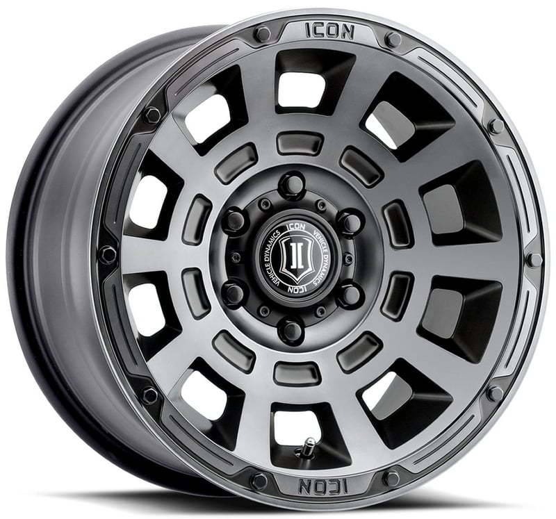 ICON Thrust Smoked Satin Black Tint