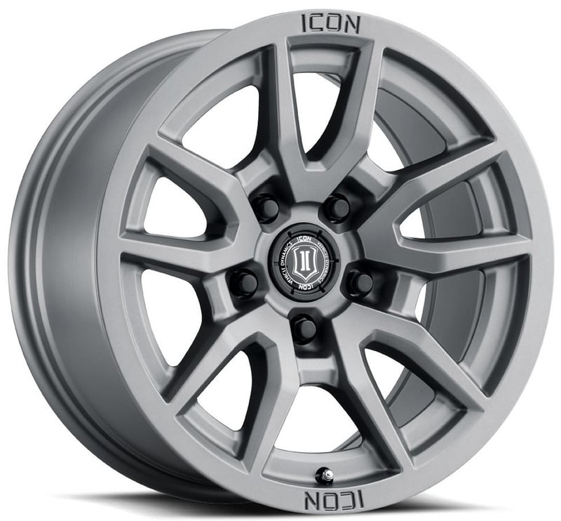 17x8.5 icon vector 5 titanium 5x150 25mm