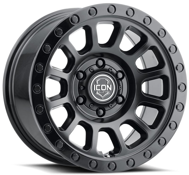 18x9 icon hulse double black 5x150 25mm