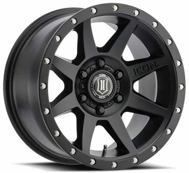 20x9 icon rebound satin black (6 lug) 6x135 16mm