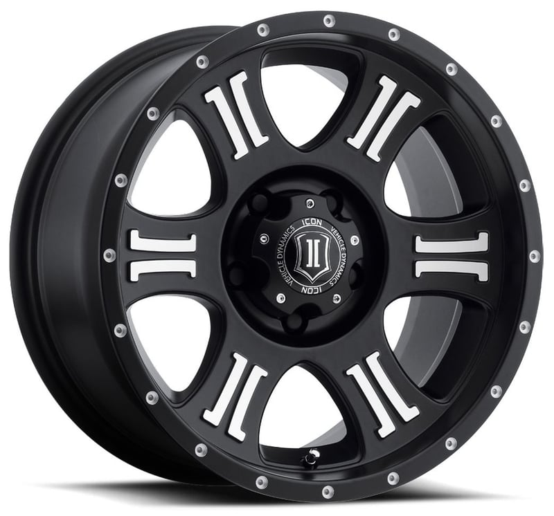 ICON Shield Satin Black Machined