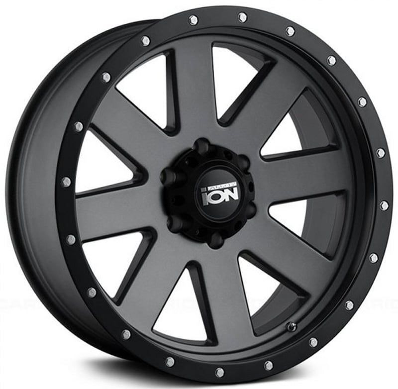 20x9 ion alloy 134 matte gunmetal 5x150 0mm