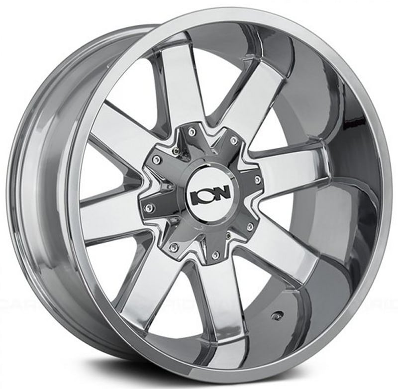 (clearance - no returns) 17x9 ion alloy 141 chrome 6x135 6x5.5/139.7 18mm