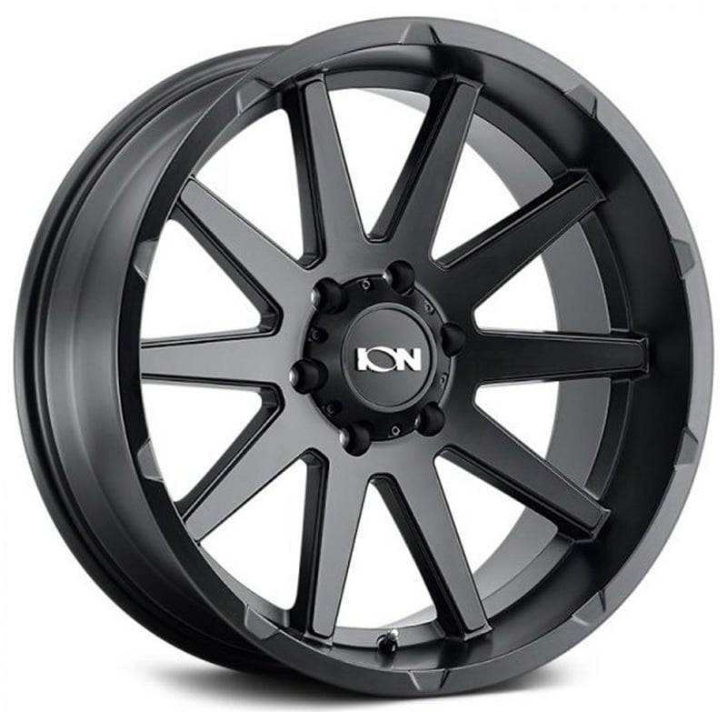 18x9 ion alloy 143 matte black 5x5.5/139.7 18mm