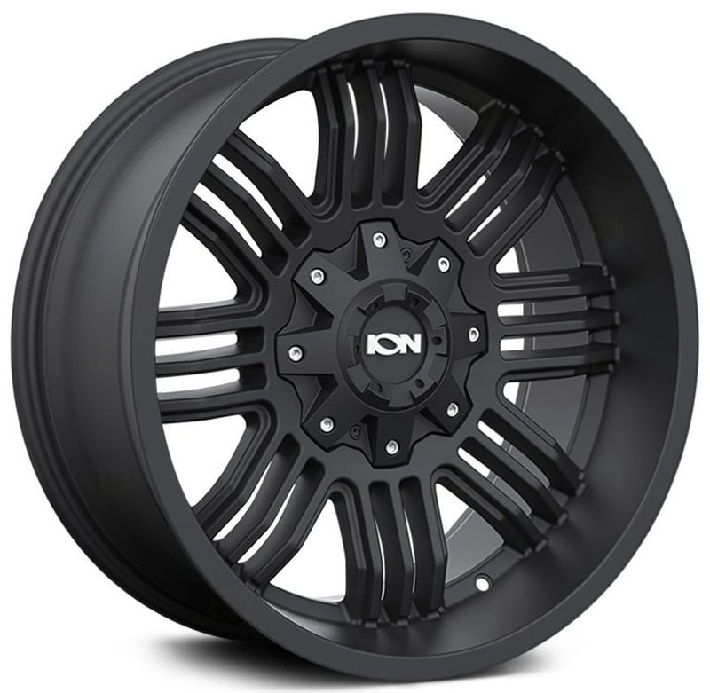 20x9 ion alloy 144 matte black 8x6.5/165 0mm