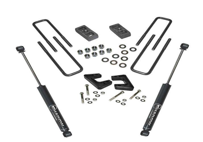 superlift 07-13 chevy silv/gmc sierra 1500 4wd 2in lift kit w/ rear superlift shocks k1001