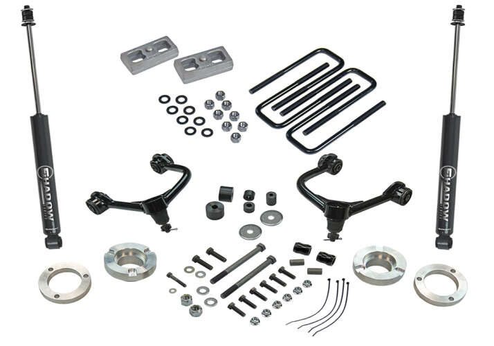 superlift 05-20 toyota tacoma 4wd (excl trd pro models) - 3in lift kit w/ superlift shocks k1012