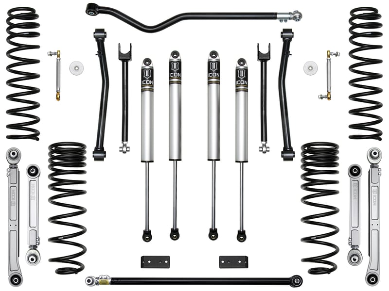 icon 20-up jeep gladiator 2.5" stage 5 suspension system (billet) k22105