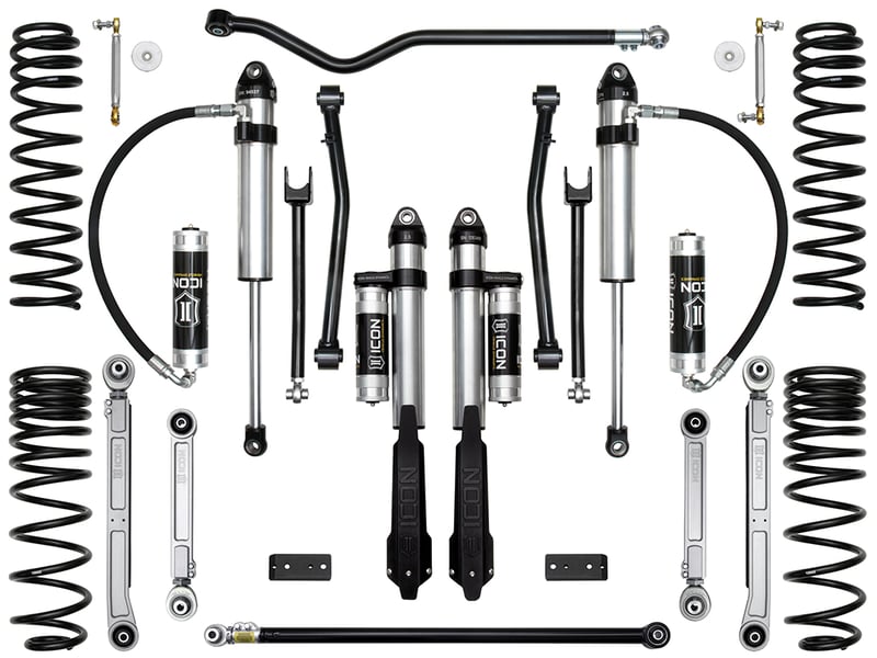 icon 20-up jeep gladiator 2.5" stage 7 suspension system (billet) k22107