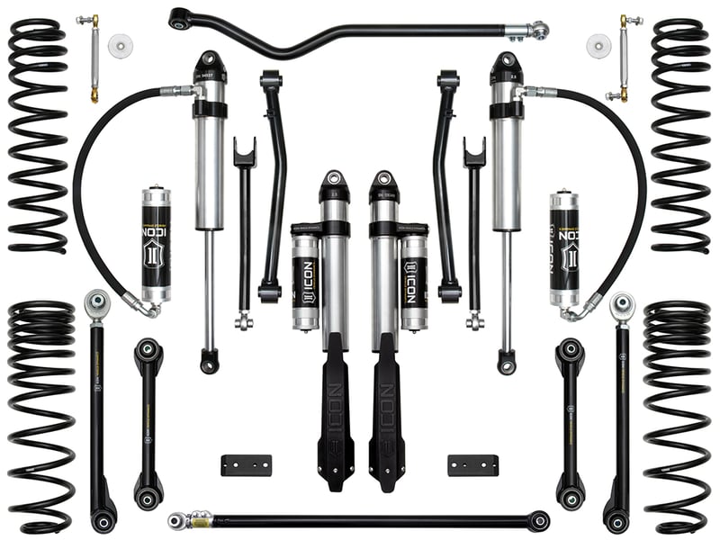 icon 20-up gladiator 2.5" stage 7 suspension system (tubular) k22107t