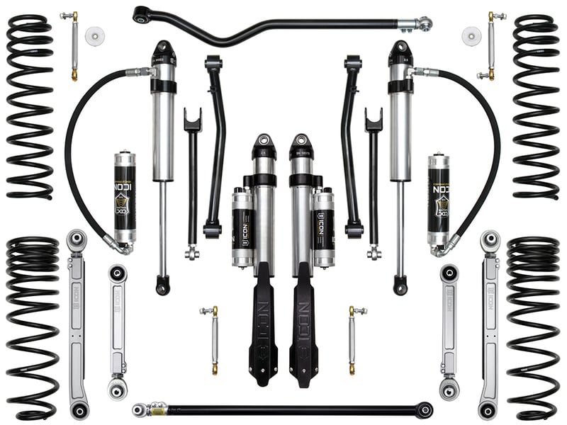 icon 20-up gladiator 2.5" stage 8 suspension system (billet) k22108