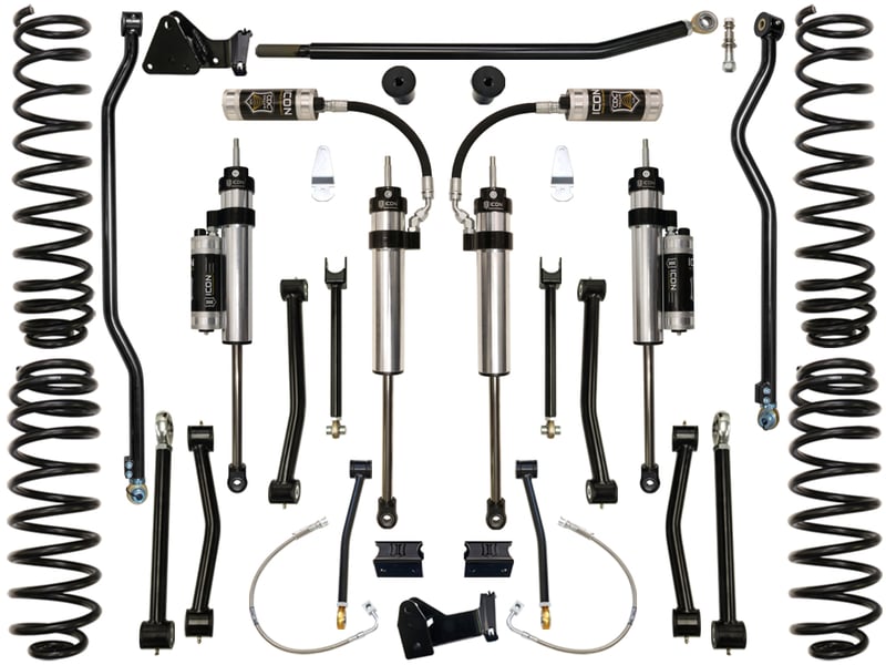 icon 07-18 jeep jk 4.5" stage 4 suspension system k24004