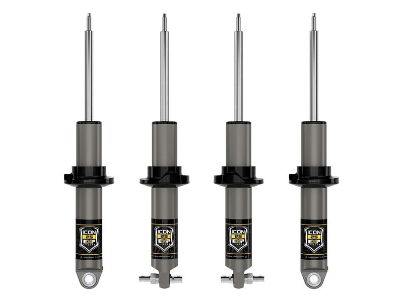 icon 2021-2023 bronco, hoss 1.0 pkg, 1.375-3" lift, stage 1 suspension system k40001