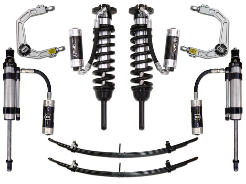 icon 2005-2015 toyota tacoma 0-3.5" lift/2016-2023 tacoma 0-2.75" lift, stage 7 suspension system, billet uca k53007