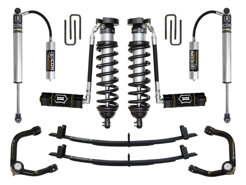 icon 1995.5-2004 toyota tacoma, 0-3" lift, stage 4 suspension system, tubular uca k53014
