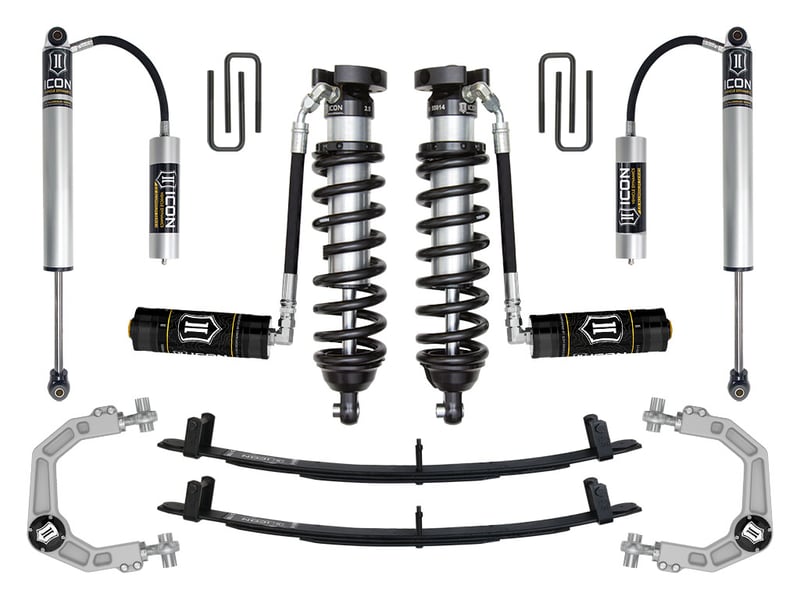 icon 1995.5-2004 toyota tacoma, 0-3" lift, stage 4 suspension system, billet uca k53014b