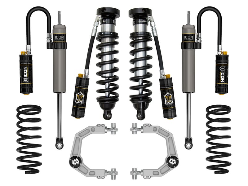 icon 1996-2002 toyota 4runner, 0-3" lift, stage 5 suspension system, billet uca k53135b